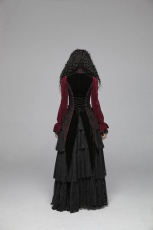 Жилет Gothic Red and Black Tuxedo Vest Punk Rave WY-1055MJF/BK-RD - маленькая картинка