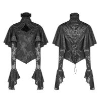  Gothic Shawl Shirt Punk Rave WY-1056CCF/BK -  