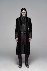 Жакет Gothic Medium Length Jacket Punk Rave WY-1069LCM/BK - маленькая картинка