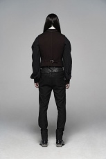 Жилет Simple Gentleman Style Vest Punk Rave WY-1072MJM/BK-RD - маленькая картинка