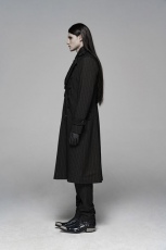 Пальто Gentleman Style Vertical Medium Long Coat Punk Rave WY-1073XCM/BK-CO - маленькая картинка