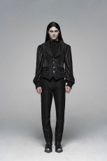 Жилет Victoria Jacquard Vest Punk Rave WY-1074MJM/BK - маленькая картинка