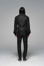 Жилет Victoria Jacquard Vest Punk Rave WY-1074MJM/BK - маленькая картинка