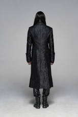 Пальто Victoria Jacquard Long Coat Punk Rave WY-1076XCM/BK - маленькая картинка