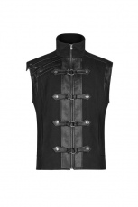 Жилет Steampunk retro vest Punk Rave WY-1094MJM/BK - маленькая картинка