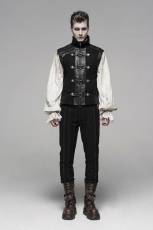 Жилет Steampunk retro vest Punk Rave WY-1094MJM/BK - маленькая картинка