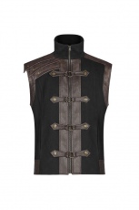 Жилет Steampunk retro vest Punk Rave WY-1094MJM/BK-CO - маленькая картинка