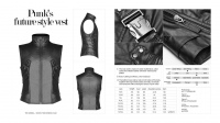 Жилет Punk's future style vest Punk Rave WY-1107MJM/BK - маленькая картинка