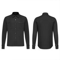  Punk Light Metal Zipper Shirt - 