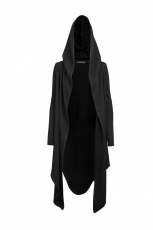 Жакет The darkness irregular fleece jacket Punk Rave Y-615/BK - маленькая картинка