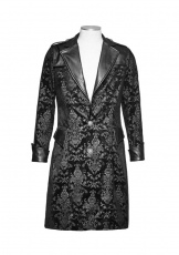 Викторианское пальто gothic gorgeous pattern Coat Punk Rave Y-692/BK - маленькая картинка