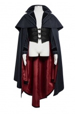 Пальто Gothic Vampire Count Cape Coat Punk Rave Y-709/BL - маленькая картинка