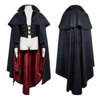  Gothic Vampire Count Cape Coat - 