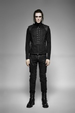 Жилет Military Uniform Vest Punk Rave Y-711/BK - маленькая картинка