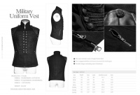 Жилет Military Uniform Vest Punk Rave Y-711/BK - маленькая картинка
