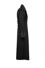 Пальто Gentleman Steam Punk Arctic Wolf Collar Long Coat Punk Rave Y-742/BK-ST - маленькая картинка