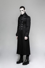 Пальто Gentleman Steam Punk Arctic Wolf Collar Long Coat Punk Rave Y-742/BK-ST - маленькая картинка