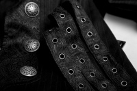 Пальто Gentleman Steam Punk Arctic Wolf Collar Long Coat Punk Rave Y-742/BK-ST - маленькая картинка