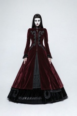Жакет Gothic Palace Swallow Tail Long Dress Jacket Punk Rave Y-776/RD - маленькая картинка