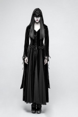 Пальто Gothic Dark Goddess Long coat Punk Rave Y-797/BK - маленькая картинка