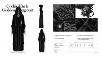 Пальто Gothic Dark Goddess Long coat Punk Rave Y-797/BK - маленькая картинка