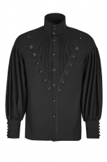  Gothic Gorgeous Disc Floret Long Sleeve Shirt Punk Rave Y-804/BK -  
