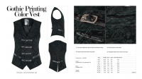 Жилет Gothic Printing Color Vest Punk Rave Y-813/GR - маленькая картинка