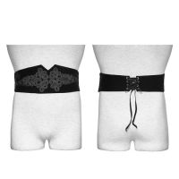 Корсет Gothic big plate button corset Punk Rave S-188/BK - маленькая картинка