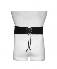 Корсет Gothic big plate button corset Punk Rave S-188/BK - маленькая картинка