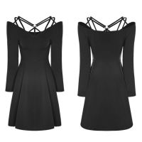 Платье Strapless dress Punk Rave OPQ-295LQF/BK - маленькая картинка