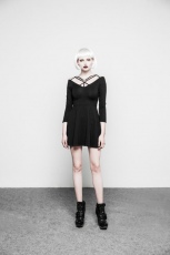 Платье Strapless dress Punk Rave OPQ-295LQF/BK - маленькая картинка