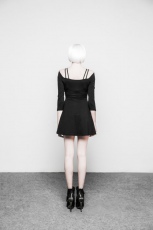 Платье Strapless dress Punk Rave OPQ-295LQF/BK - маленькая картинка