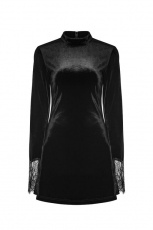 Платье Dark lace Stitching A Pendulum Dress Punk Rave OPQ-300LQF/BK - маленькая картинка