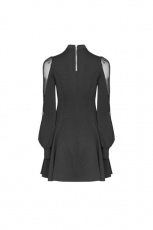 Платье High Collar Inverted Peach Heart Mosaic Dress Punk Rave OPQ-305LQF/BK - маленькая картинка