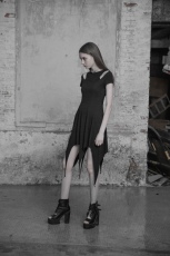 Платье Irregular Hem Dress Punk Rave OPQ-316LQF/BK - маленькая картинка