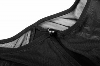 Платье Mesh Stitching Chiffon Lotus Leaf Edge Strapless Dress Punk Rave OPQ-336LQF/BK - маленькая картинка