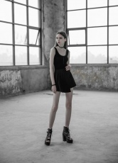 Юбка Handsome Irregular Skirt Punk Rave OPQ-345BQF/BK - маленькая картинка