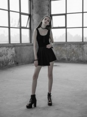 Юбка Handsome Irregular Skirt Punk Rave OPQ-345BQF/BK - маленькая картинка