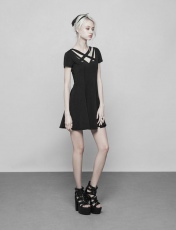  Handsome Cross Design Dress Punk Rave OPQ-374LQF/BK -  