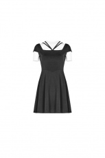Платье Lace Stitching Cover Sleeve Dress Punk Rave OPQ-378LQF/BK - маленькая картинка
