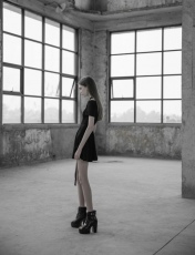 Платье Fake Two Pieces of Dress Punk Rave OPQ-392LQF/BK - маленькая картинка