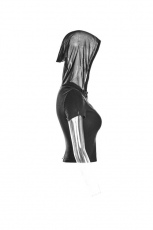Топик Short Tight Knit T-shirt Punk Rave OPT-220TDF/BK - маленькая картинка