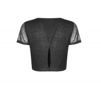 Топик Bandage Halter Simple T-shirt Punk Rave OPT-243TDF/BK - маленькая картинка