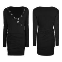  Sexy Punk Simplicity Skirt Punk Rave OQ-354LQF/BK -  