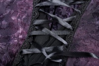 Платье Gothic Goddess Classical Mid-length Dress Punk Rave OQ-388LQF/BK-VI - маленькая картинка