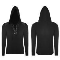  Daily Punk Hooded Long sleeve Sweater - 