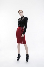 Юбка Military Uniform Half Skirt Punk Rave WQ-342BQF/RD - маленькая картинка