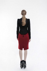 Юбка Military Uniform Half Skirt Punk Rave WQ-342BQF/RD - маленькая картинка