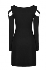 Платье Slim punk dress Punk Rave WQ-346LQF/BK - маленькая картинка