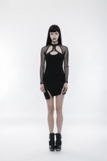 Платье Punk Inclined Pendulum Dress Punk Rave WQ-348LQF/BK - маленькая картинка